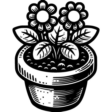 Page 4 | Flower Pot Drawing Vector Art, Icons, and Graphics for Free ...