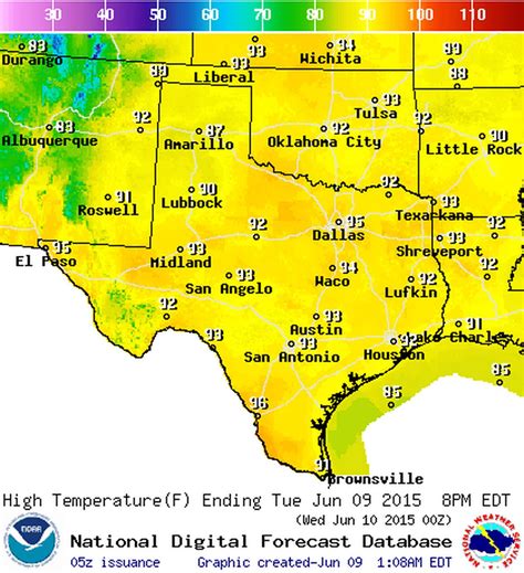 June 9 Texas Weather Roundup