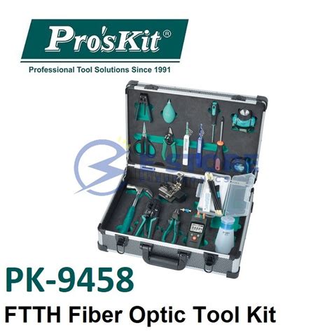 Proskit Pk Professional Ftth Fiber Optic Tool Kit Shopee Malaysia