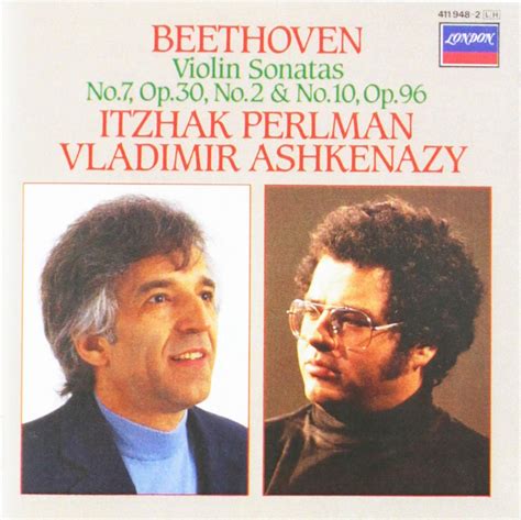 Beethoven Perlman Sonates Violon 7 Et 10 Itzhak Perlman Ludwig