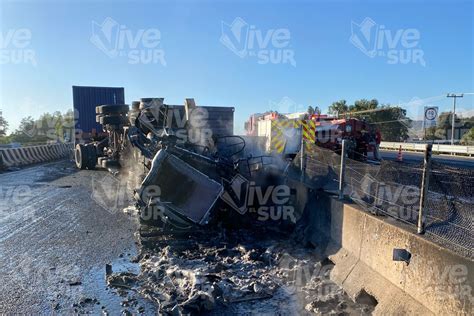 Chofer Muri Calcinado En La Autopista Guadalajara Colima Tr Fico Zmg