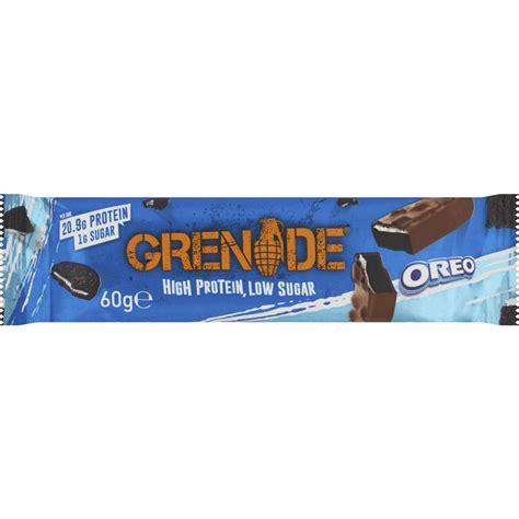 Grenade Oreo Milk Choc High Protein Bar 60g Woolworths