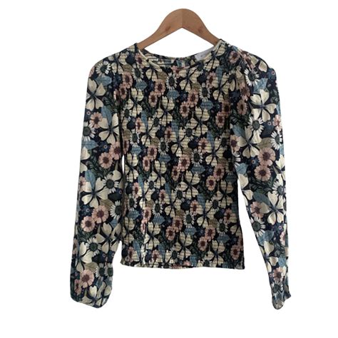 Witchery Xs Floral Long Sleeve S