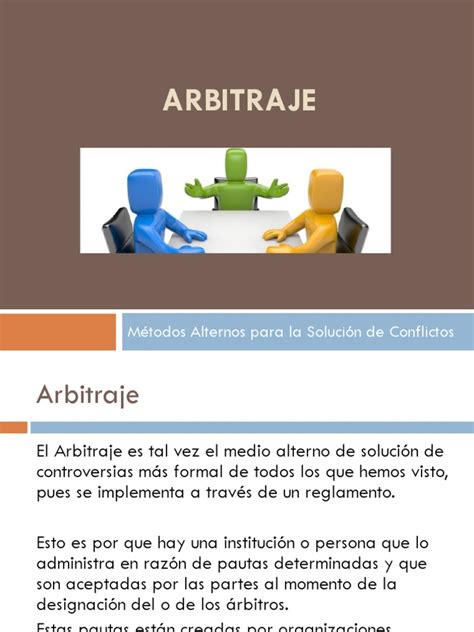 Arbitraje Pdf Arbitraje Mediación