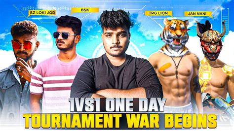 TELUGU FREEFIRE LIVE 1VS1 ONE DAY TOURNAMENT WAR BEGINS