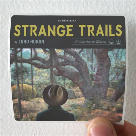 Lord Huron Strange Trails Album Cover Sticker