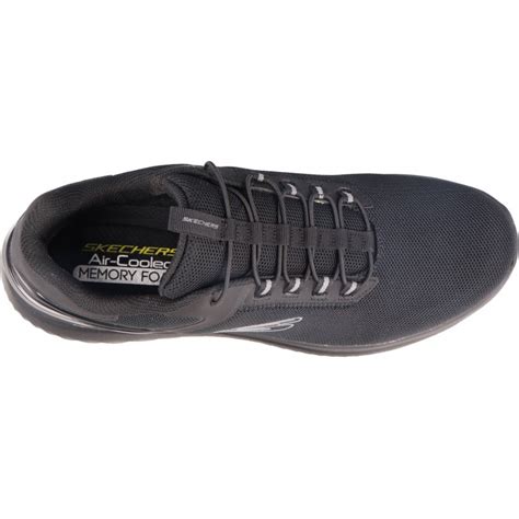 Skechers Bounder Anako Zapatillas Hombre Negro Grandes Zapatos