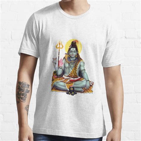 Lord Shiva Lord Shiva In Blessing Posture T Shirt Lord Shiva In