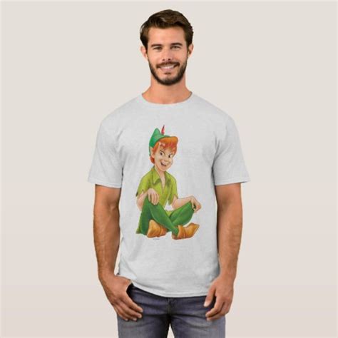 Peter Pan Sitting Down T Shirt Zazzle