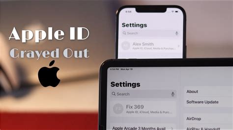 Apple ID Setting Greyed Out On IPhone Or IPad Easy Fix YouTube