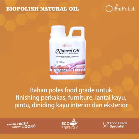 Jual Biopolish Natural Oil Gram Minyak Poles Kayu Shopee Indonesia