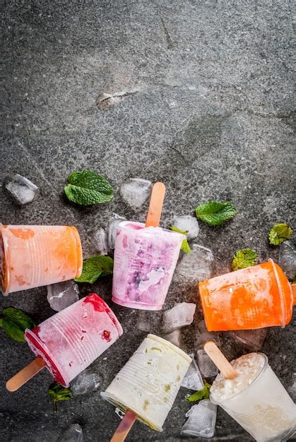 Postres Saludables De Verano Paletas De Helado Jugos Tropicales