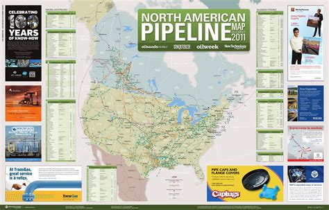 North American Natural Gas Pipeline Map