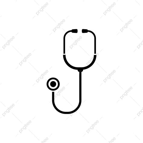 White Stethoscope Clipart Hd Png Stethoscope Vector Icon Isolated On