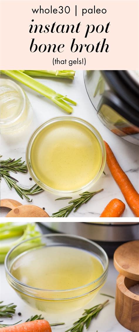 Instant Pot Bone Broth That Gels Whole30 Bone Broth 40 Aprons