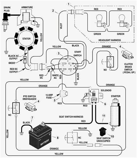 2007 Craftsman Lt2000 175hp Electrical Diagram Wiring Mtd C