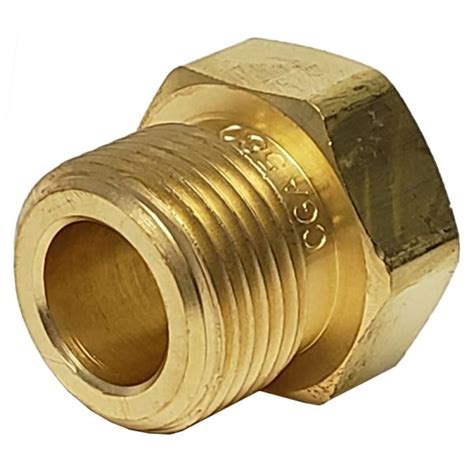 Nut CGA 580 Helium Nitrogen 3000 PSI Brass