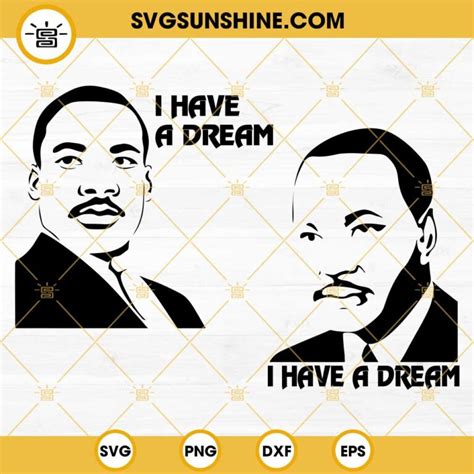 Martin Luther King Svg Bundle Mlk Svg I Have A Dream Svg