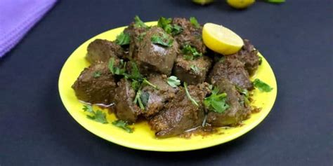 Tawa Kaleji Masala Mutton Liver Recipe Tasted Recipes