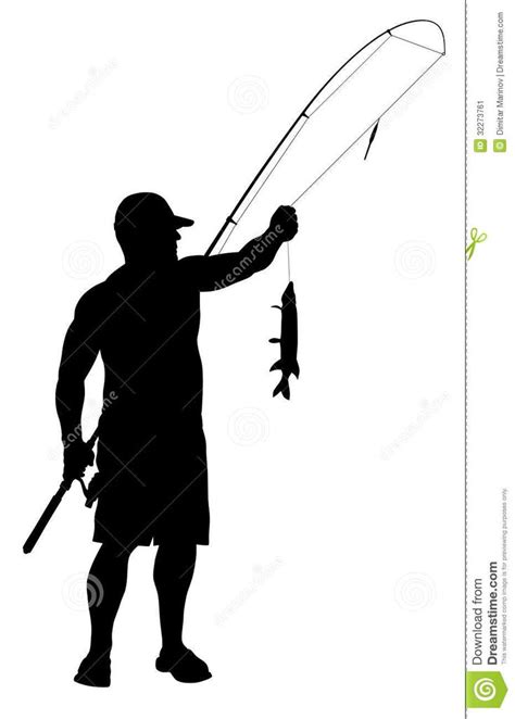 Man Fishing Silhouette | Clipart Panda - Free Clipart Images | Fish silhouette, Fish drawings ...