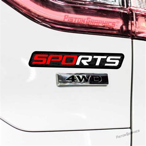 Piston Graphic Stickers For Car Sports Sticker