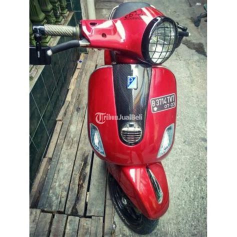 Vespa LX Bekas Tahun 2013 Sekuter Matic Murah Lengkap Pajak Hidup