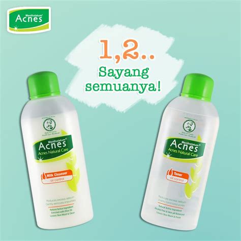 Jual Acnes Oil Control Toner Milk Cleanser Ml Pembersih Wajah