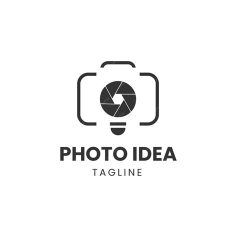 Premium Vector Photo Idea Logo Design Template