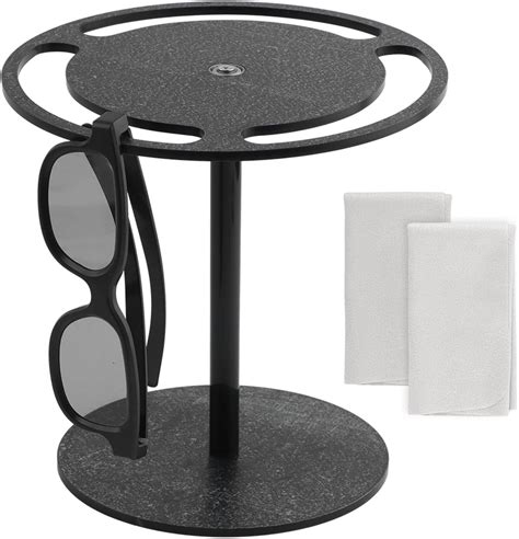 Amazon Tookie Acrylic Sunglasses Holder Stand With Cleaning Cloth