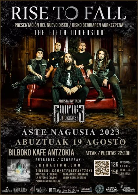 Rise To Fall Anuncia El Concierto De Presentaci N Oficial De Su Nuevo