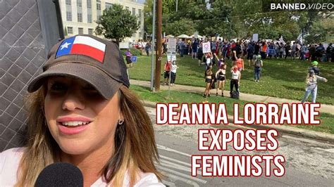 DEANNA LORRAINE EXPOSES FEMINISTS