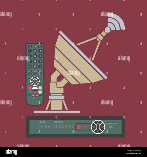 Satellite Receiver Stock Vector Images Alamy