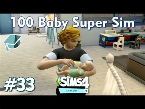 Sims 4 100 Baby Super Sim Universität 33 Babys 106 und 107 werden