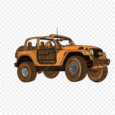 Jeeps White Transparent Orange Jeep Clip Art Jeep Clipart Orange