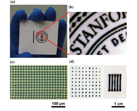 Micropatterning Of Pani Hydrogel By Ink Jet Printing A C And Spray Download Scientific