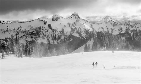 Pictures of Mount Rainier National Park in the Winter