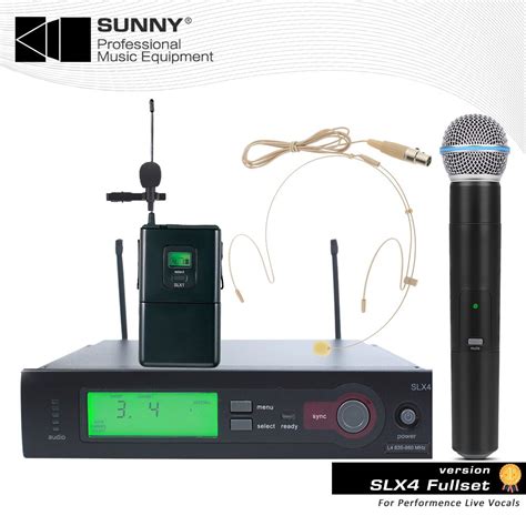 Top Quality Shure Slx4 Slx24beta58 Slx24sm58 Professional Wireless