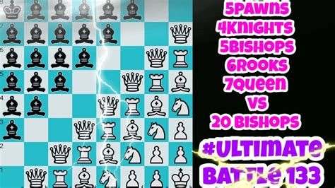 Ultimate Battle Pawns Knights Bishops Rooks