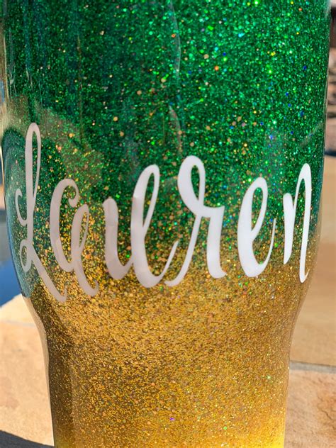 Holographic Tumbler Summer Tumbler Personalized Name Glitter Tumbler