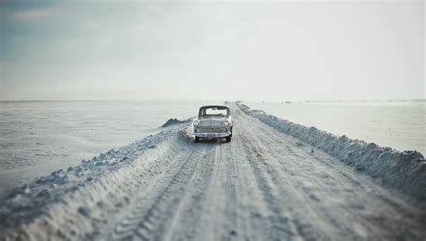 Hintergrundbilder Landschaft Meer Sand Auto Schnee Winter