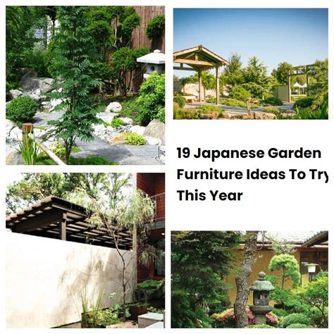 19 Japanese Garden Furniture Ideas To Try This Year | SharonSable