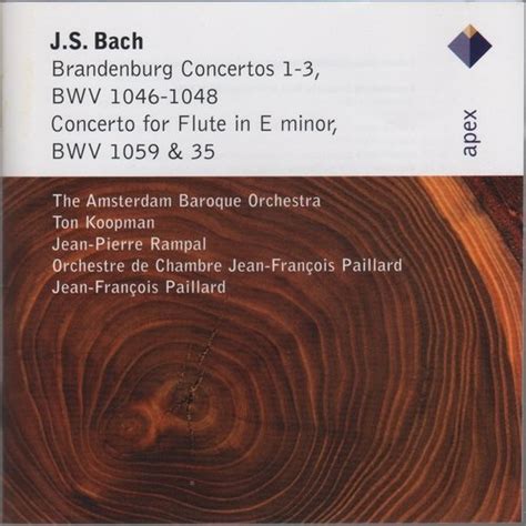 Jean François Paillard Bach Brandenburg Concertos Keyboard