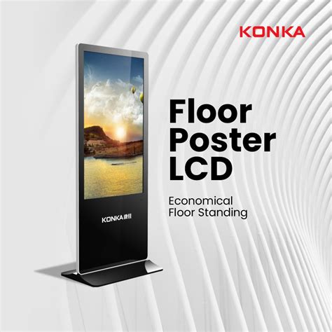 Konka Floor Poster Lcd Pt Creative Media Indonesia