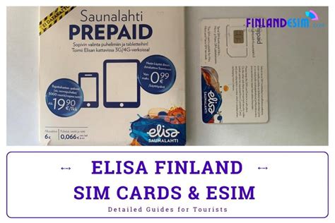 Elisa Finland SIM Cards and eSIM: Detailed Guides for Tourists