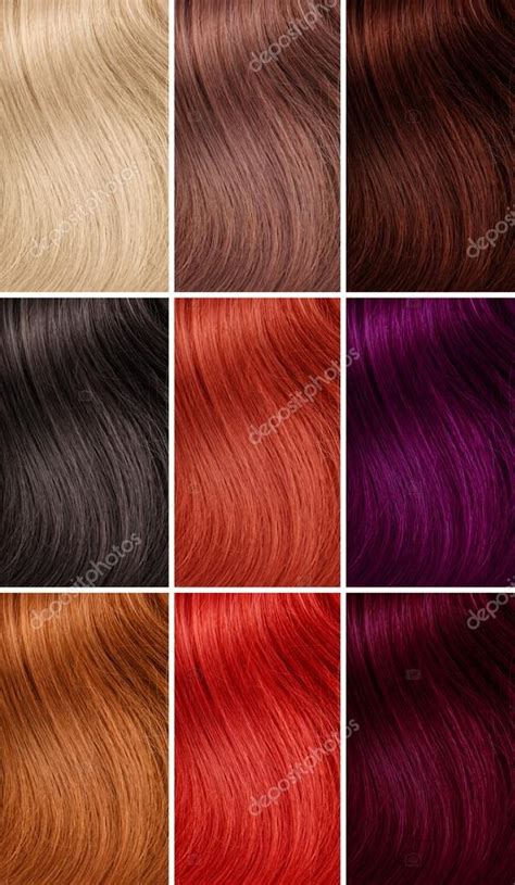 Ejemplo De Diferentes Colores De Cabello