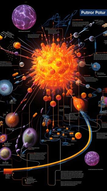 Detailed Annotated Diagram Of Nuclear Fusion Process In The Suns Core