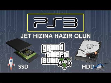 PS3 ARTIK GTA 5 OYUNUNU JET GİBİ AÇIYOR PS3 SSD HARDDISK