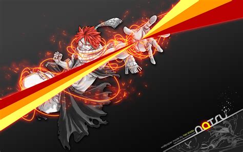 Fairy Tail Natsu digital wallpaper, anime, Fairy Tail, Dragneel Natsu ...