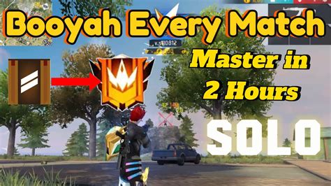 BOOYAH BR Rank Push Tips And Tricks Solo Rank Push Tips In Free