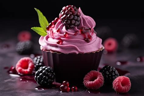 Premium Photo | Edible Magic Awaits with These Enchanting Cupcakes